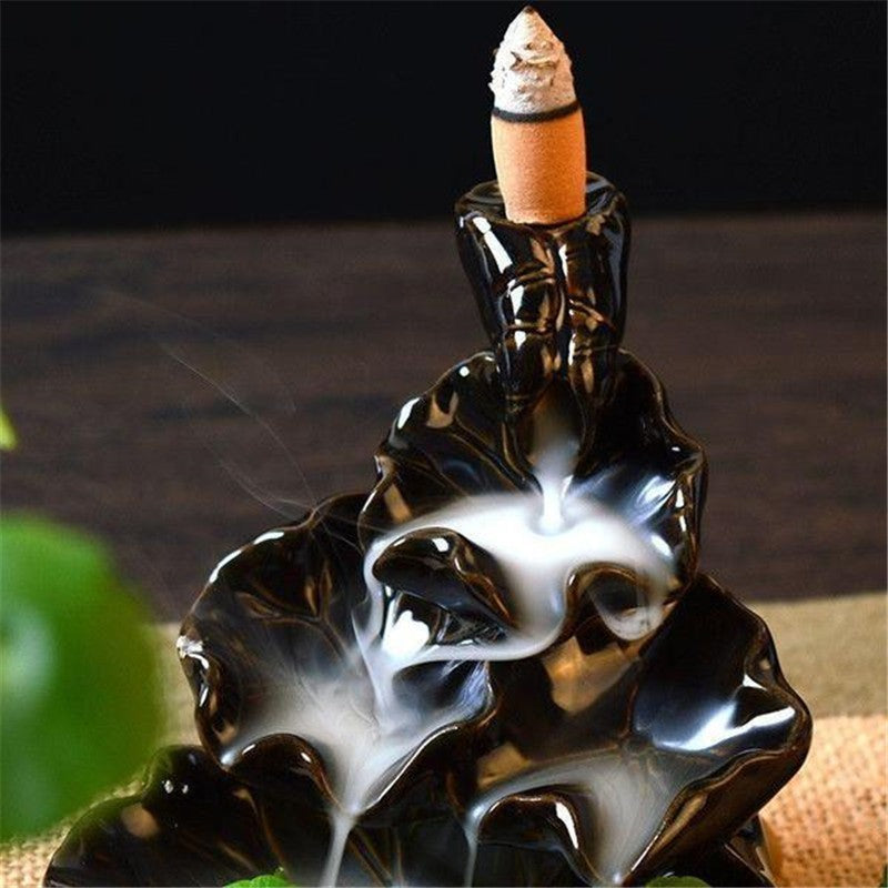 ChakraZen-  Backflow Rökelsekoner – Blandade Chakradofter