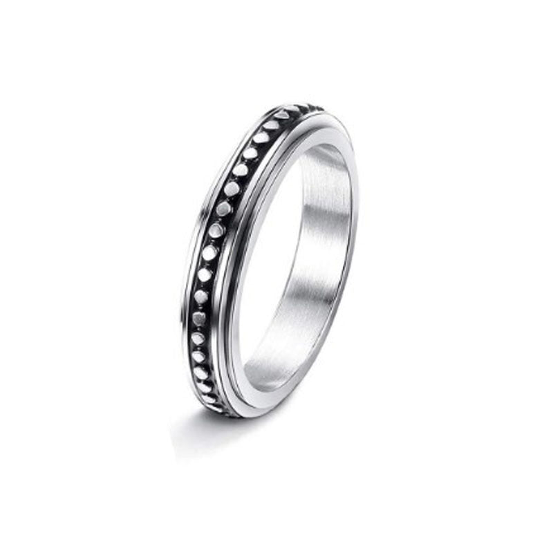 SteelCalm – Spinner Ring i Rostfritt Stål för Män & Pojkar