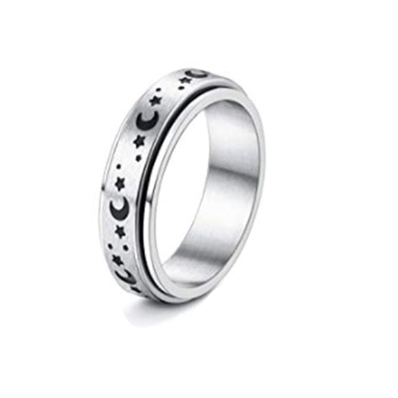 SteelCalm – Spinner Ring i Rostfritt Stål för Män & Pojkar