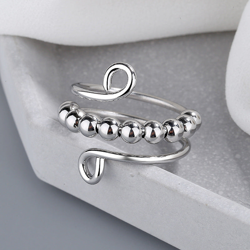 Anxiety Relief Spinner Ring – Dubbellager & Justerbar Komfort