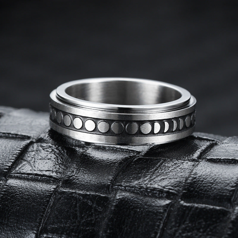 SteelCalm – Spinner Ring i Rostfritt Stål för Män & Pojkar