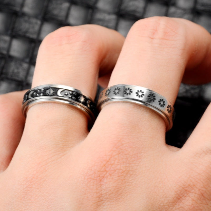 SteelCalm – Spinner Ring i Rostfritt Stål för Män & Pojkar