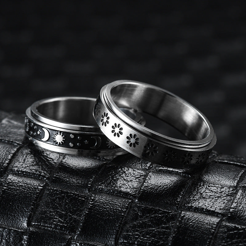 SteelCalm – Spinner Ring i Rostfritt Stål för Män & Pojkar